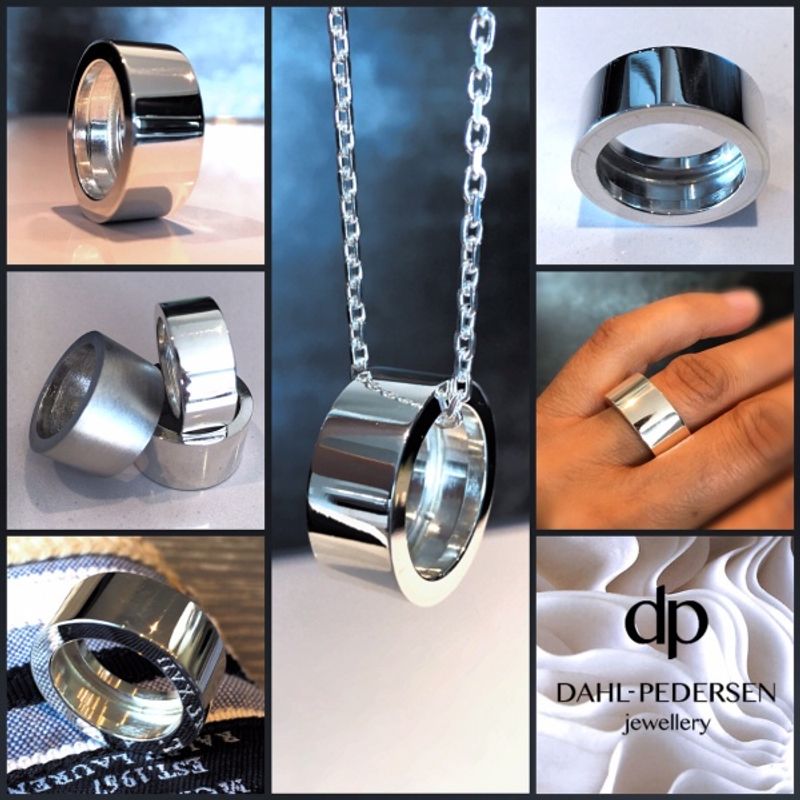 Silver statement ring