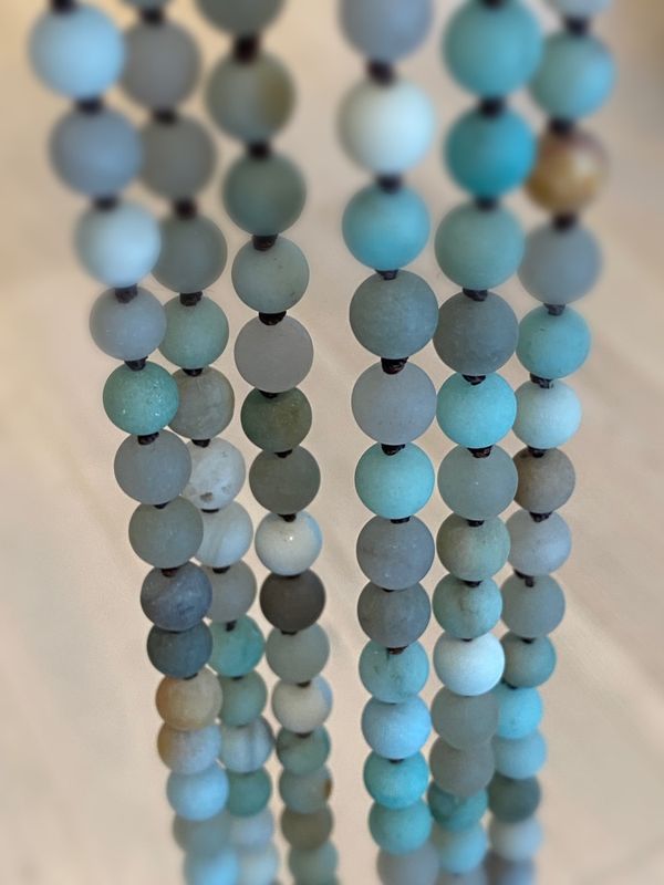 Amasonitt collier 126 cm