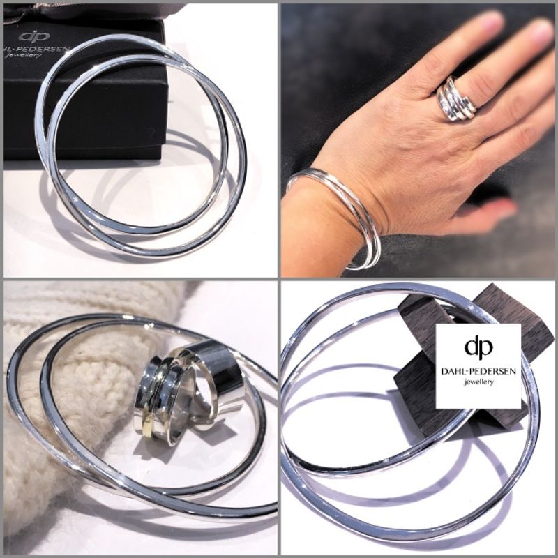Classic silver bangle