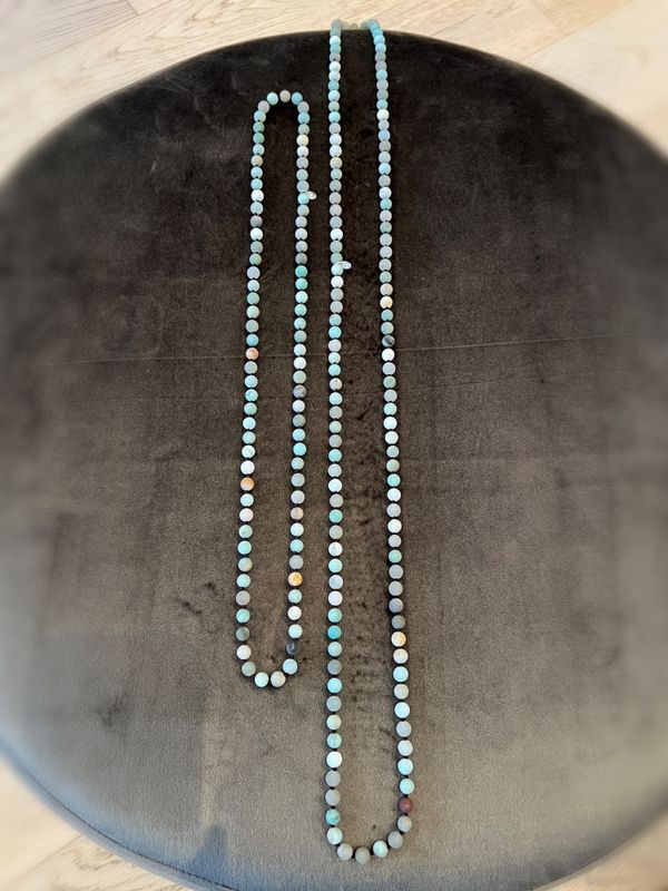 Amasonitt collier 86 cm