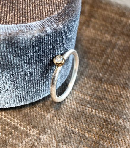 Solodiamant polert ring