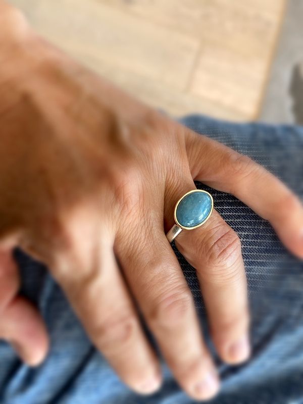 Akvamarin cabochon